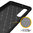 Flexi Slim Carbon Fibre Case for Huawei P30 - Brushed Black